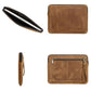 14.2 Inch Leather Laptop Sleeve For Macbook Pro - Black - Coffee