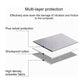 13.3 Inch Laptop Felt Sleeve Protective Case Carrying Bag - Dark Grey