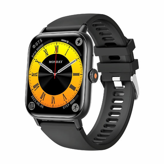 1.83 Inch Bt5.2 Smart Sport Watch Support Bluetooth Call / Sleep / Blood Sugar / Blood Oxygen / Heart Rate / Blood Pressure Health Monitor - Black