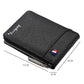 Large Multi Card Slot Organ Card Bag With Zip Coin Purse - Black