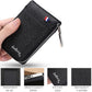 Large Multi Card Slot Organ Card Bag With Zip Coin Purse - Black