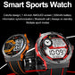1.43 Inch Bt5.3 Ip68 Sport Smart Watch Support Bluetooth Call / Message Notification / Heart Rate / Blood Pressure Health Monitor - Red