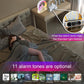 Wireless Charger With Alarm Clock & Bluetooth Speaker - White