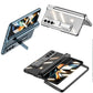 For Samsung Galaxy Z Fold4 5G Shockproof Magnetic Case With Pen Slots - Silver