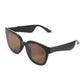 Smart Audio Sunglasses with Bluetooth Earphone - A13 - Brown