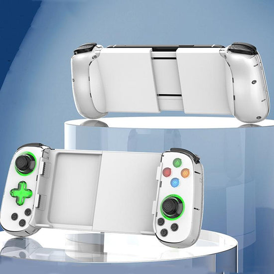 Versatile Retractable Gamepad for Pc / Android / Ios / Win / Mac / Switch - White