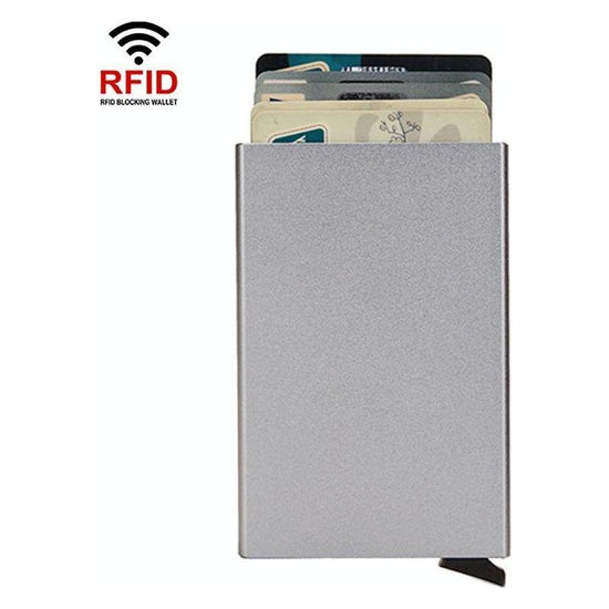 Metal Rfid Card Holder Wallet - Compact Design