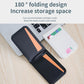 3 In 1 Magnetic Wireless Charger With Card Holder And Phone Bracket - Beige