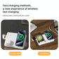 15W Magnetic Wireless Charger With Night Light - White