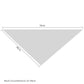 Pet Birthday Saliva Towel Double Cotton Triangle Scarf - Blue