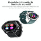 Waterproof Smart Watch With Heart Rate And Sleep Monitoring - Ip68 - Coffee