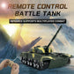 1 32 Four-way Rc Tank with Remote Control - Green
