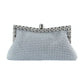 Rhinestone Evening Clutch For Ladies - Beaded Banquet Bag - Gold
