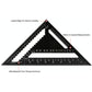 Woodworking Square Layout Gauge - Angle Ruler Measuring Tool
