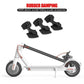 3-piece Shockproof Rubber Dampers for Xiaomi M365 Scooter - White
