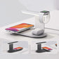 3 In 1 Wireless Charger With Night Light 15W - Silver