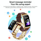 1.5 Inch Silicone Band Earphone Detachable Ip68 Waterproof Smart Watch Support Bluetooth Call - Red