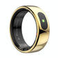 Smart Ring Heart Rate Blood Oxygen Sleep Sports Size 10 - Gold