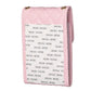 Vertical Card Bag For Mobile Phones Sticker - Pink