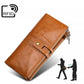 Secure Leather Wallet with Card Slots - Anti-theft - Black