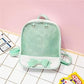 Mini Clear Kids Backpack With Bow - Perfect For School - Blue