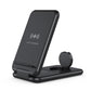 15W 3 In 1 Foldable Wireless Charger For Iphones Iwatchs Airpods - White
