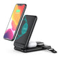 15W 3 In 1 Foldable Wireless Charger For Iphones Iwatchs Airpods - White