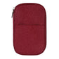 Multi Function Travel Storage Bag For Passports - Red