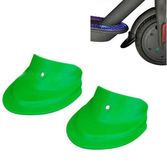 3 Pairs Scooter Fender Set for Xiaomi M365 / Pro - Front & Rear Rubber Fishtail Accessories - Mudguard Green
