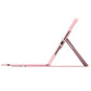 360 Rotation Bluetooth Keyboard Leather Case For Ipad 10.9 2022 With Backlight - Pink
