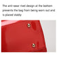 Patent Leather Shoulder Bag For Women - Glue Closure - Red