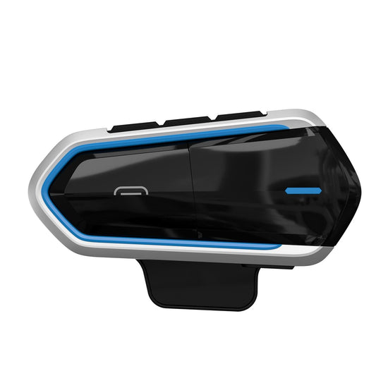 Bluetooth Motorcycle Helmet Headset - Low Power 4.2 - Blue