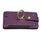 Metal Ring Card Bag Sticker For Mobile Phones - Pink