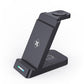15W 3 In 1 Wireless Charger For Samsung Watch And Galaxy Buds - Black