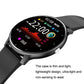 Smart Heart Rate Blood Pressure Oxygen Monitoring Sports Pedometer Wireless Bluetooth Watch - Black
