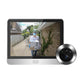 1080P Wifi Smart Cat Eye Video Doorbell With 4.3 Colour Screen And Hidden Graffiti Design - White