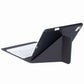 Bluetooth Keyboard Leather Case For Ipad 10.2 / Pro 10.5 - Touch Backlight Three-Fold Holder - Dark Night Green