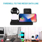 3 In 1 Wireless Charger For Iphone Apple Watch Airpods & Android Black