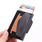 Pop-up Rfid Wallet with Anti-magnetic Protection - Black