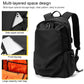 Multifunctional Oxford Laptop Backpack In Black