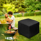 Waterproof Outdoor Furniture Cover - 210D Oxford Cloth - Dust-Proof - Anti-Uv - Fits Table And Chairs - 308X138X98Cm - Black