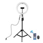 10.2 Rgbw Led Ring Light Kit with Tripod Remote and Phone Clamp