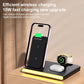 Foldable 15W Magnetic Wireless Charger With Ambient Light - Black