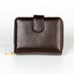 Men Anti-magnetic Leather Rfid Wallet - Black - Black