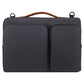 Waterproof Nylon Laptop Handbag With Trolley Strap - Fits 15-15.6 Laptops - Black
