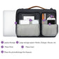 Waterproof Nylon Laptop Handbag With Trolley Strap - Fits 15-15.6 Laptops - Black