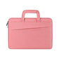 13.3 Inch Multi-Compartment Waterproof Laptop Briefcase With Storage Sleeve - Pink
