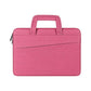 13.3 Inch Multi-Compartment Waterproof Laptop Briefcase With Storage Sleeve - Pink