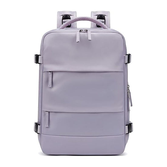 Outdoor Travel Laptop Backpack - Army Green - Black