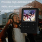 Lossless Mp4 Player With Synchronized Lyrics Round Button - Black